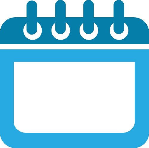 Calendar icon sign symbol design