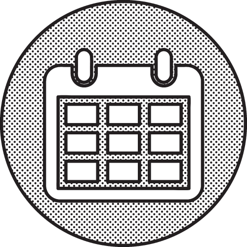 Calendar icon sign symbol design