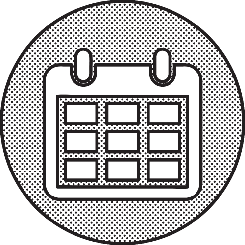 Calendar icon sign symbol design