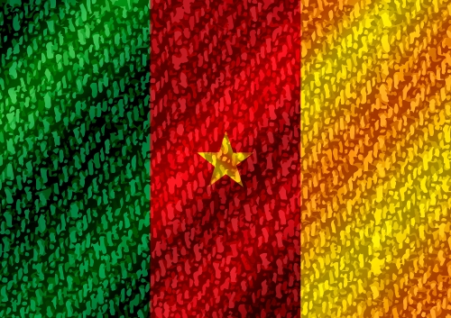 Cameroon flag themes idea design