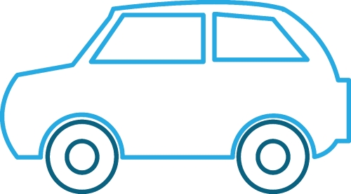 Car icon sign symbol design