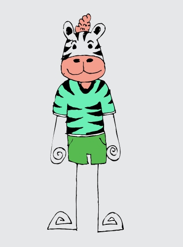 cartoon animals collection  in Jaidee Family Style