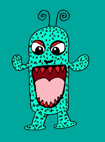 Cartoon cute monsters