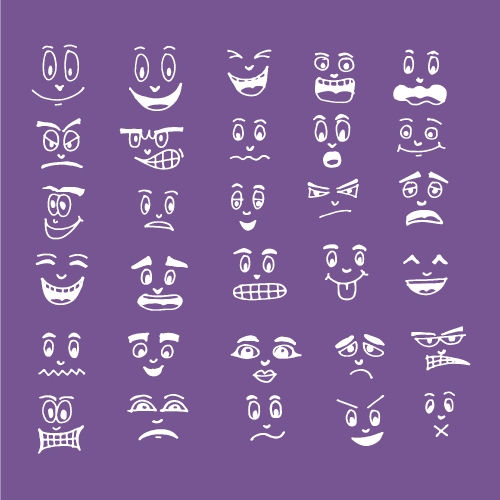 Cartoon Face Emotions