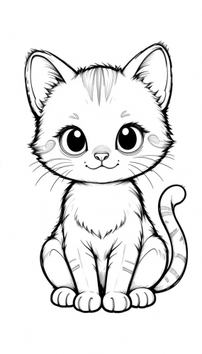 Cat cartoon Free Coloring Pages Coloring Book a (2)