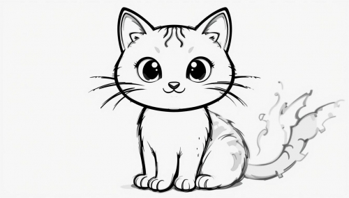 Cat cartoon Free Coloring Pages Coloring Book a (22)