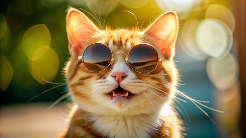 Cat Smiling wearing sunglasses 10mar24 (11)