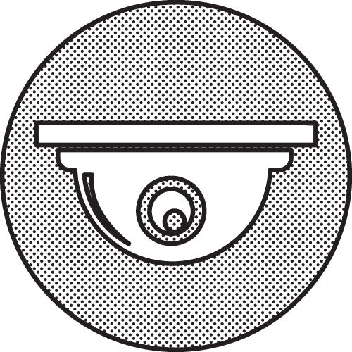CCTV Camera Icon sign symbol design