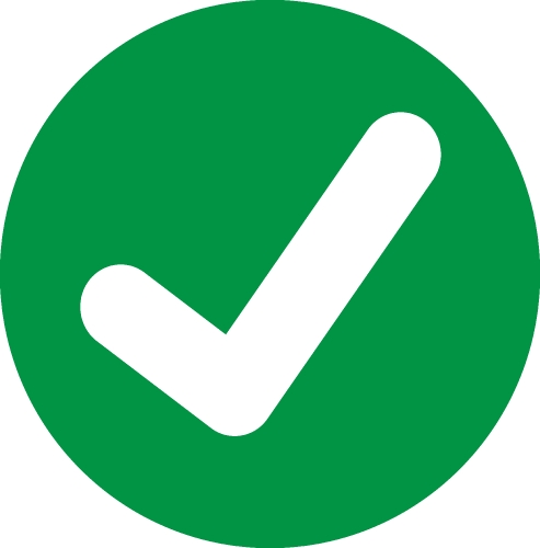 check mark icon sign 