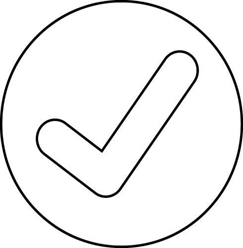 check mark icon sign 