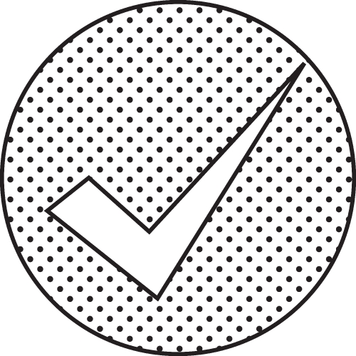 Check mark icon sign symbol design