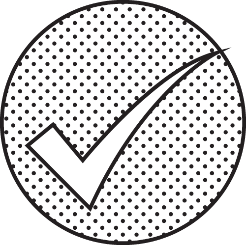 Check mark icon sign symbol design