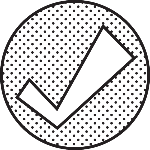 Check mark icon sign symbol design