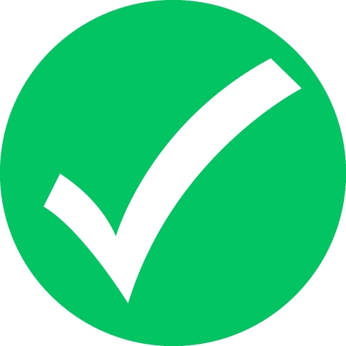 Check mark icon sign symbol design