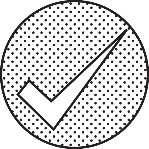 Check mark icon sign symbol design