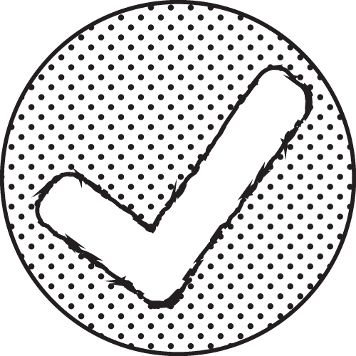Check mark icon sign symbol design