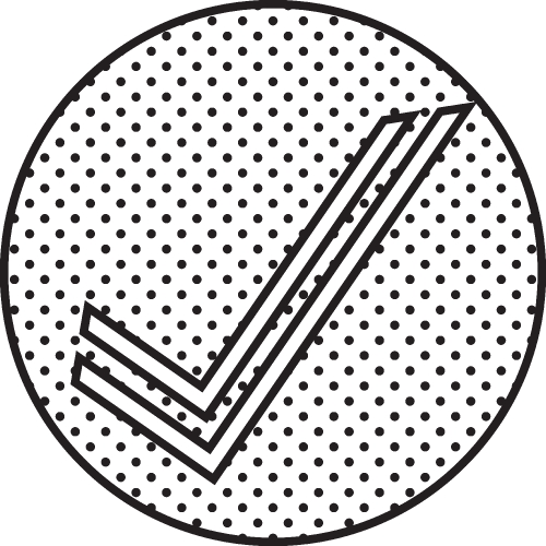 Check mark icon sign symbol design