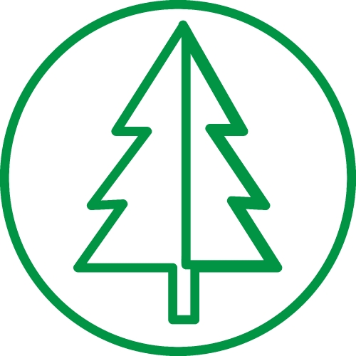 Christmas tree icon sign design