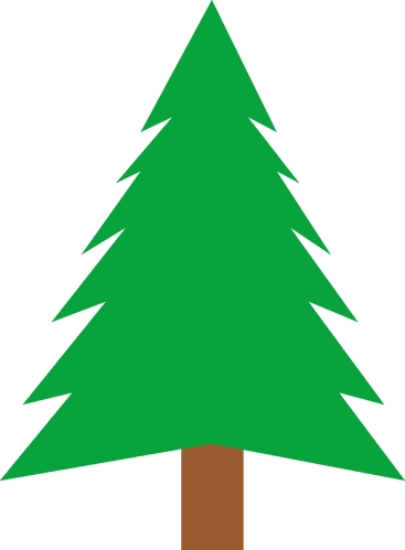 Christmas tree icon sign symbol design