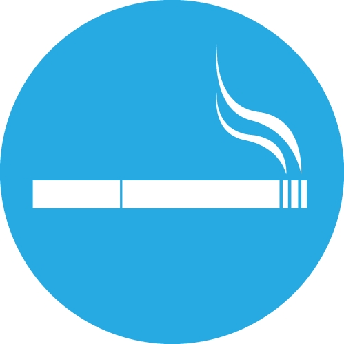 Cigarette icon sign symbol design