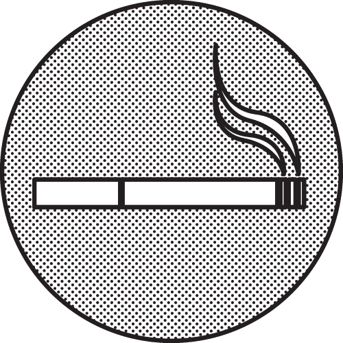 Cigarette icon sign symbol design