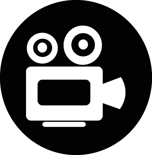 Cinema camera icon