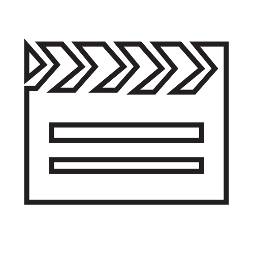 Cinema Clapboard Icon