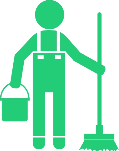 Cleaner icon Cleaning services sign symbol design