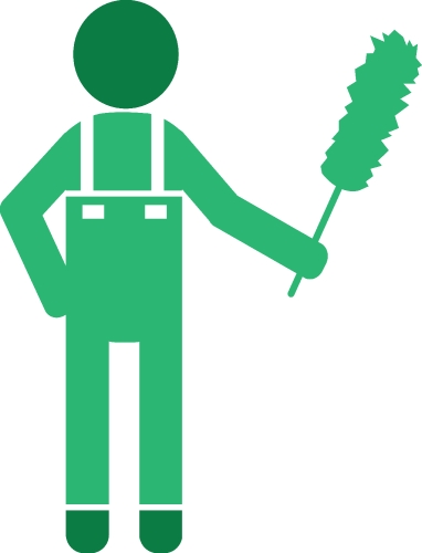 Cleaner icon Cleaning services sign symbol design