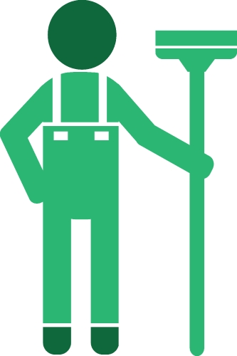 Cleaner icon Cleaning services sign symbol design