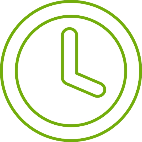 Clock icon sign design