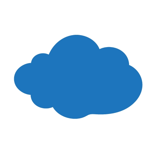 Clouds blue sky illustration 