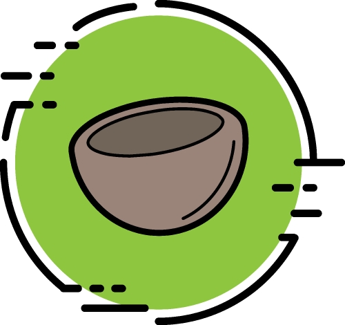 Coconut icon sign design