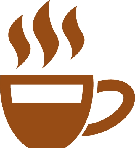 Coffee icon sign design