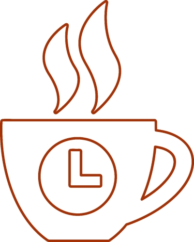 Coffee icon sign design