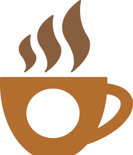 Coffee icon sign design