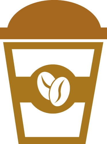 Coffee icon sign design