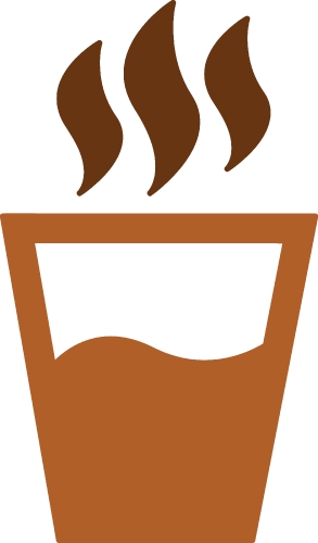 Coffee icon sign design