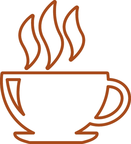 Coffee icon sign design