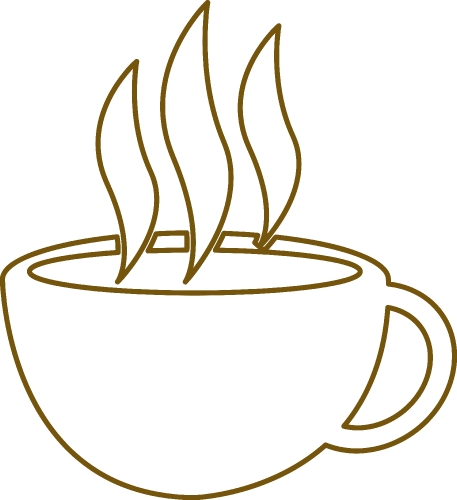 Coffee icon sign design