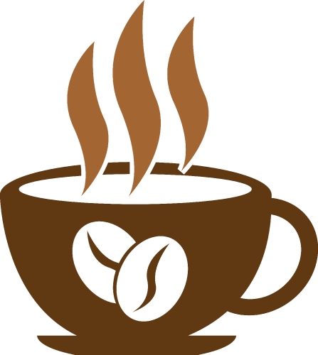 Coffee icon sign design