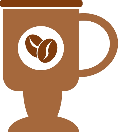 Coffee icon sign symbol design