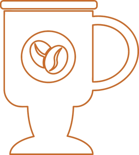 Coffee icon sign symbol design