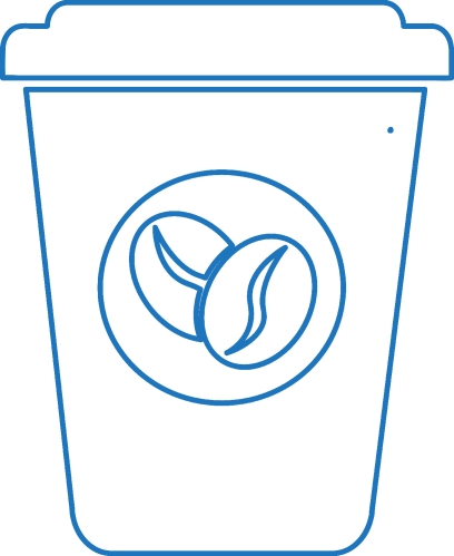 Coffee icon sign symbol design