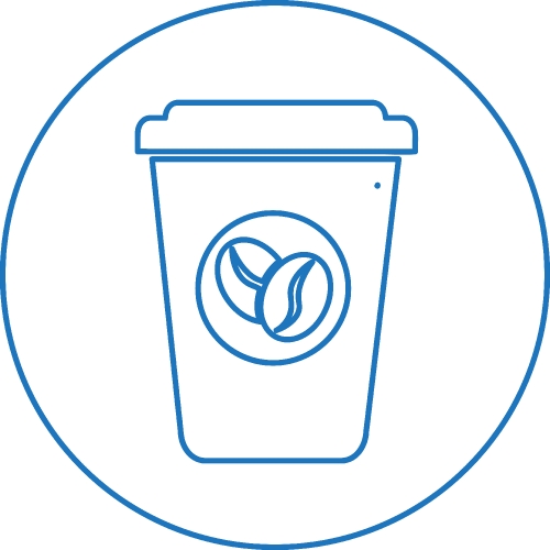 Coffee icon sign symbol design