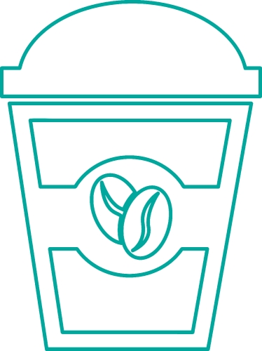 Coffee icon sign symbol design