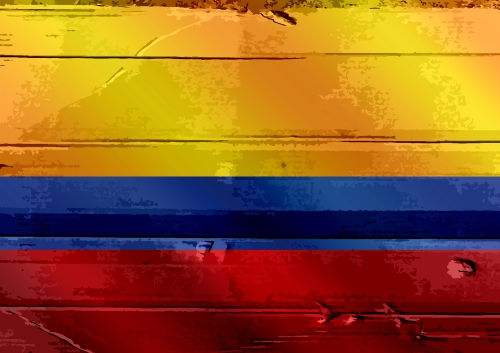 Colombia flag themes idea design