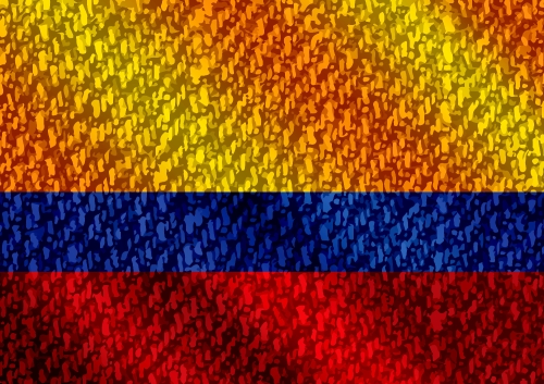 Colombia flag themes idea design