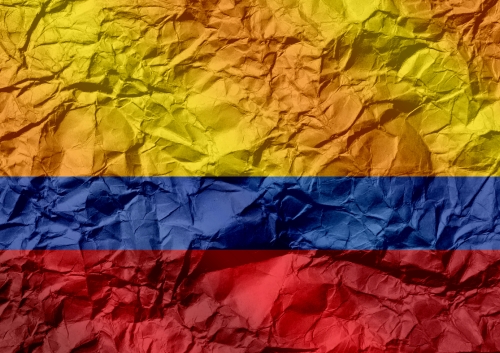 Colombia flag themes idea design