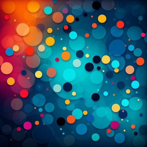 Colorful Dot Background Abstract Wallpaper